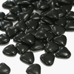 Dragées Cœur Chocolat Noir