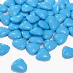 Dragées Cœur Chocolat Bleu...