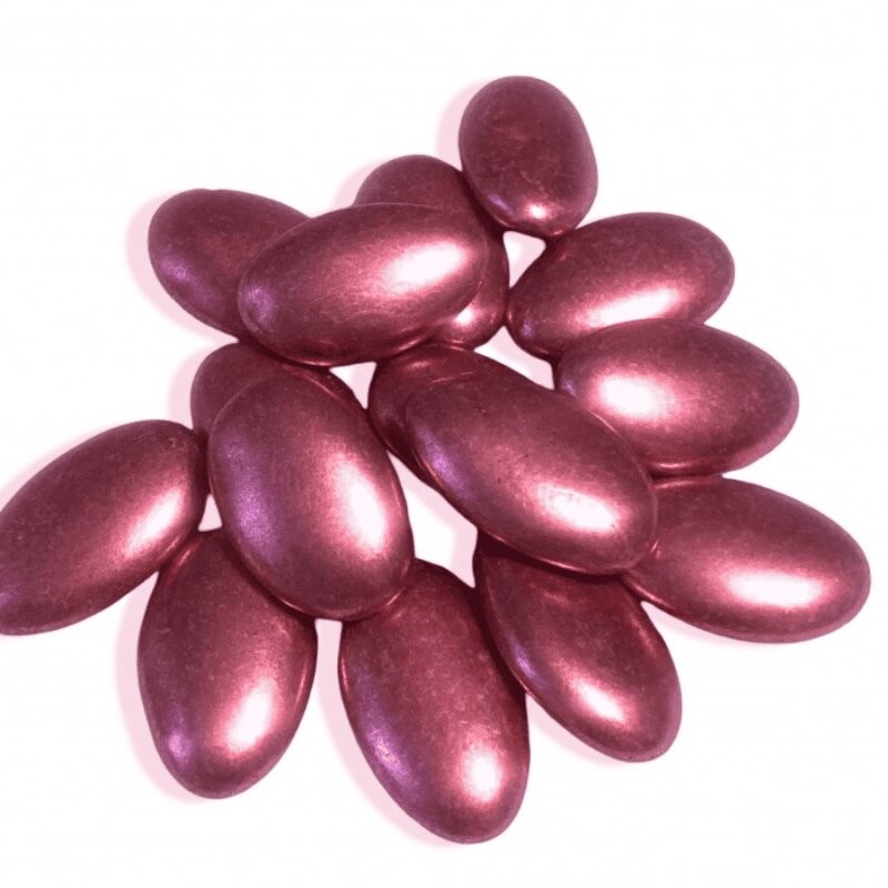 Dragées chocolat rose or pour mariage chic et tendance