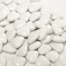 Dragées cœur chocolat blanc pour cérémonie traditionnelle