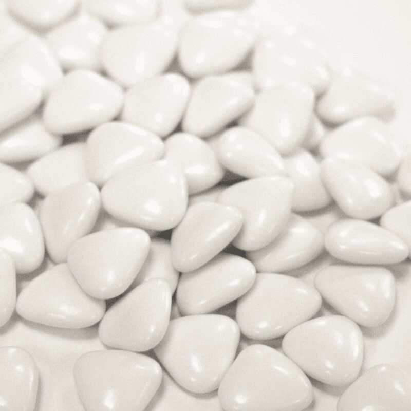 Dragées cœur chocolat blanc pour cérémonie traditionnelle