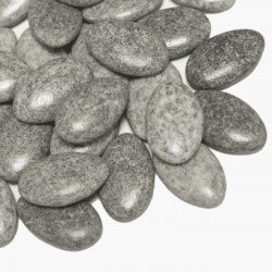 Dragées chocolat gris granité pour ambiance moderne