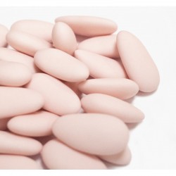 Dragées amande rose pour mariage romantique