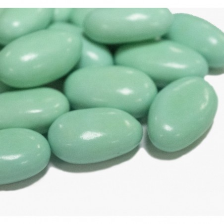 Dragées guimauve vert pour thème nature