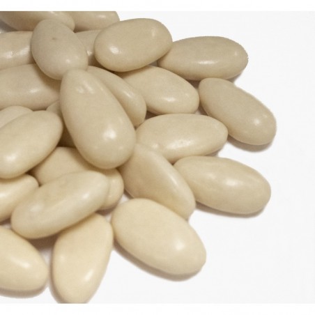 Dragées guimauve blanc ivoire pour cérémonie élégante, Le Cygne Bleu Golbey