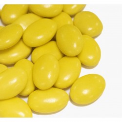 Dragées guimauve jaune pour ambiance lumineuse