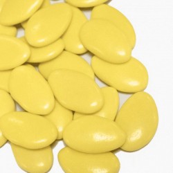 Dragées chocolat jaune pour ambiance lumineuse