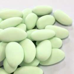Dragées amande lerida vert pour thème nature, disponibles à Golbey chez Le Cygne Bleu