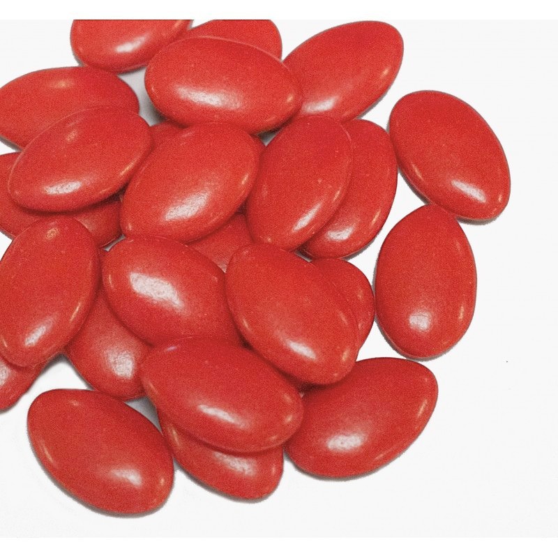 Dragées Chocolat Coquelicot Rouge
