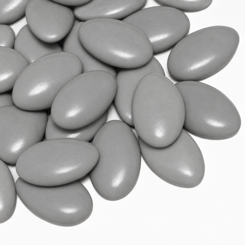 Dragées chocolat gris pour ambiance moderne