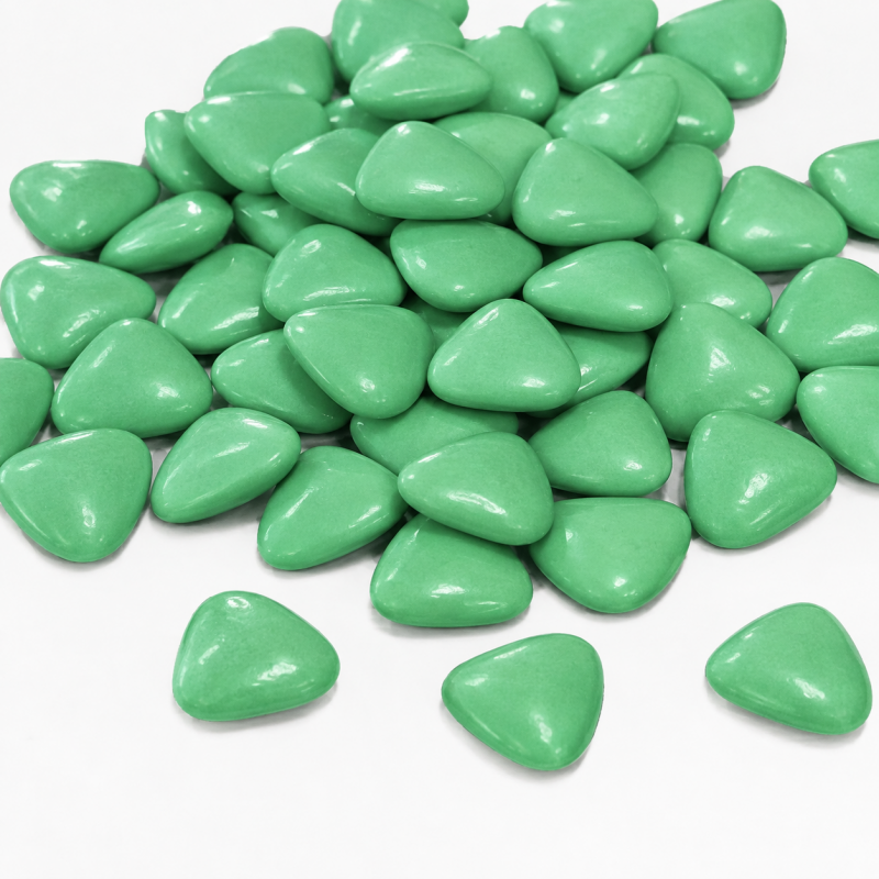Dragées Cœur Chocolat Verde Chiaro