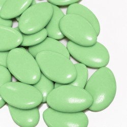 Dragées chocolat vert bambou pour thème nature ou végétal, Le Cygne Bleu à Golbey