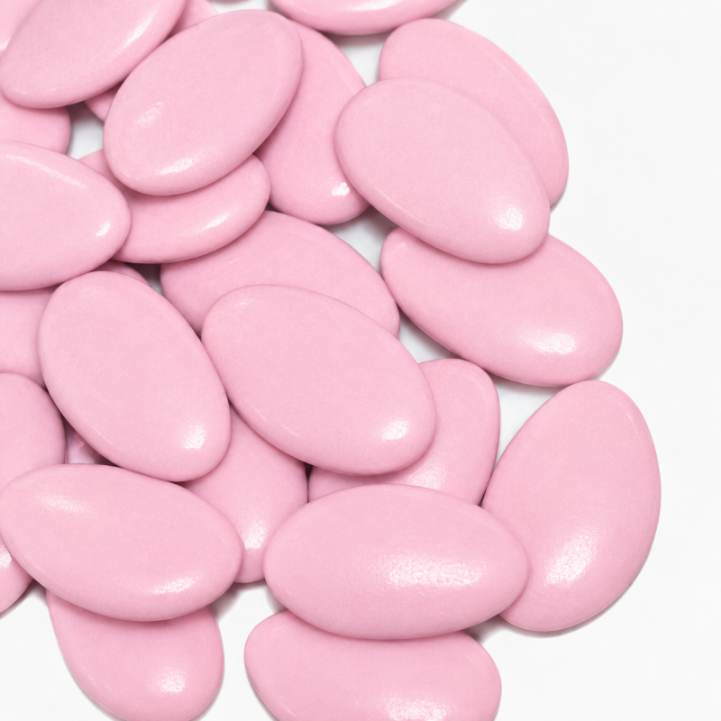 Dragées Chocolat Rose Quartz Velours