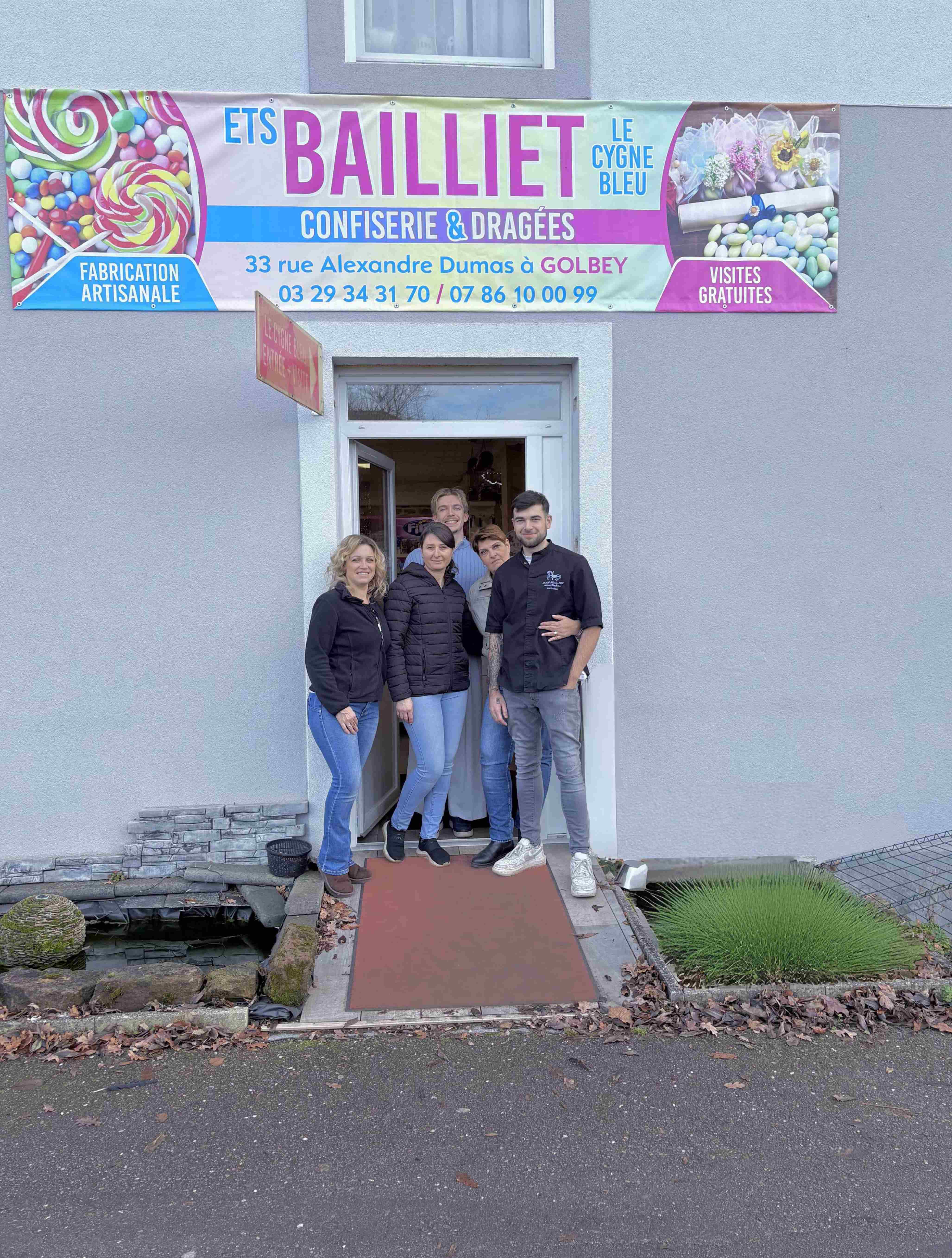 confiserie le cygne bleu à golbey dans les vosges