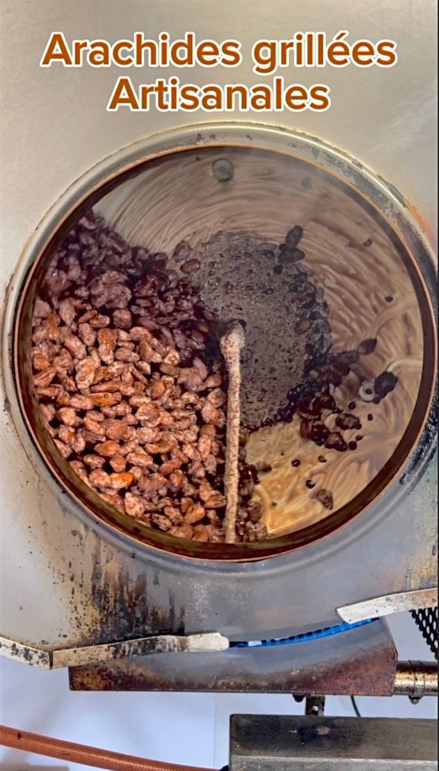 Amandes et arachides grillées 